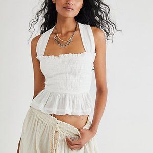 Free People Amani Top Optic White Size XS